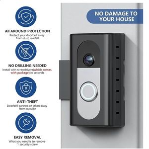 Anti-Theft Video Doorbell Mount Compatible with Most Video Doorbell,